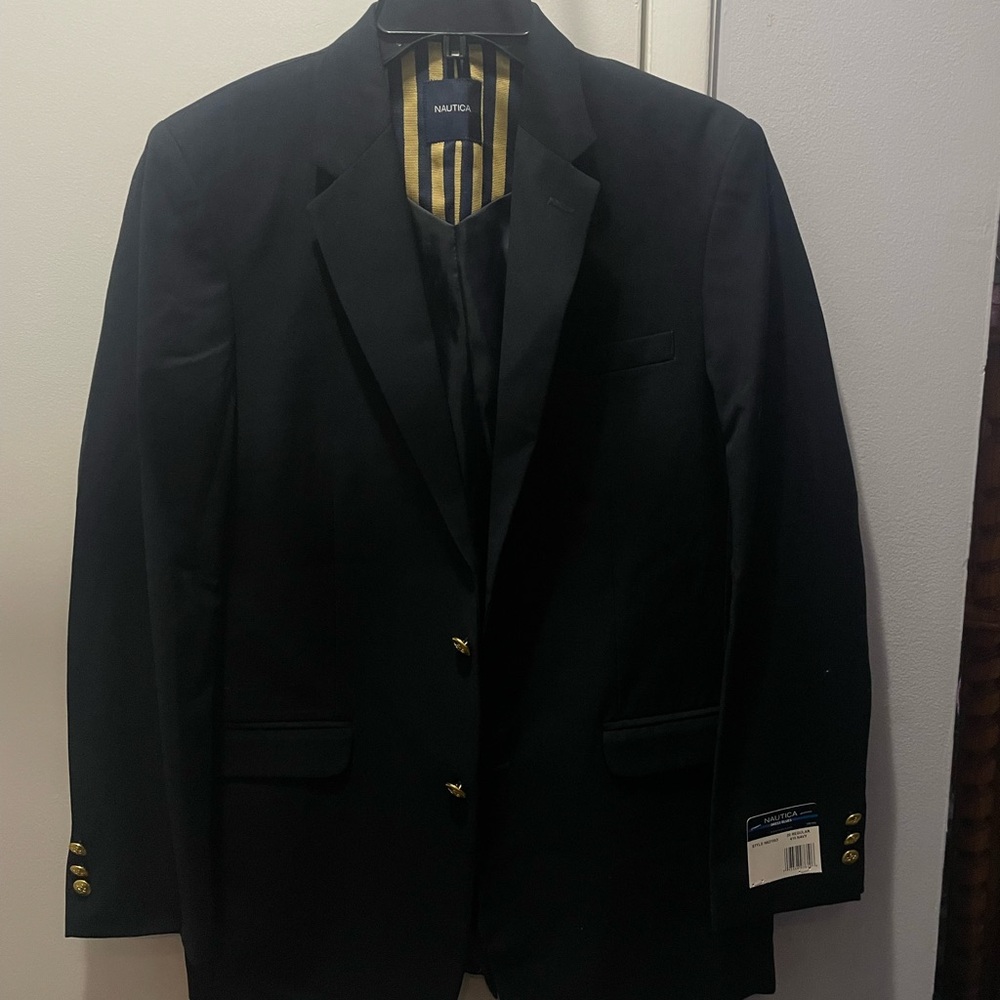 NWT Nautica Blue Sport Coat Blazer size 20 boys